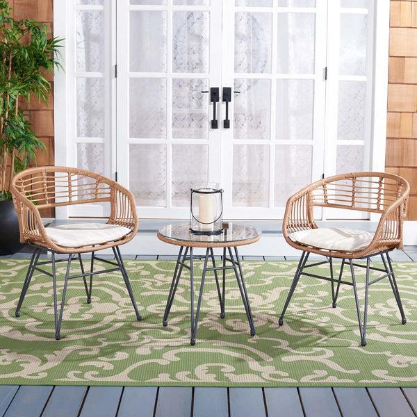 Safavieh Safavieh Ferla 3Pc Lounger Set - Natural / Beige