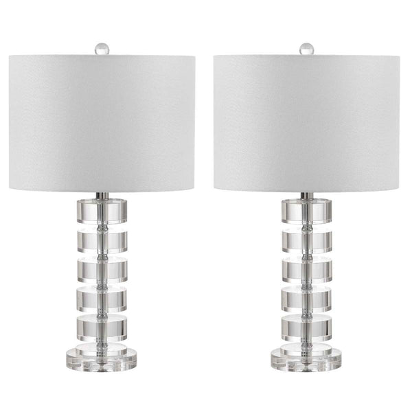safavieh Safavieh Frances 25 Inch H Table Lamp-Clear (Set of 2)