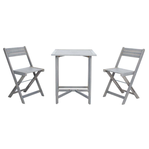 safavieh Safavieh Gallo Balcony Bistro Set - Ash Grey