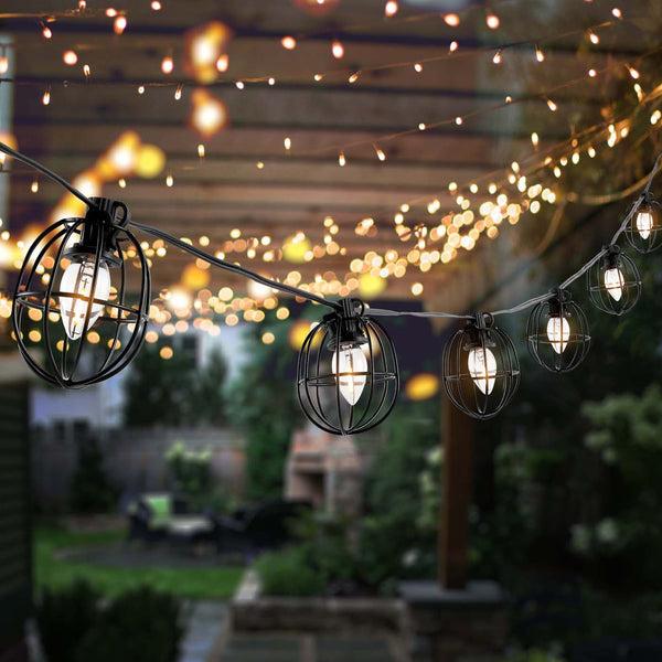 Safavieh Safavieh Garnet LED Outdoor String Lights - Black