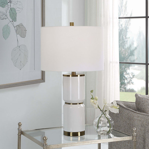 Safavieh Gloss White Home Decor Table Lamp