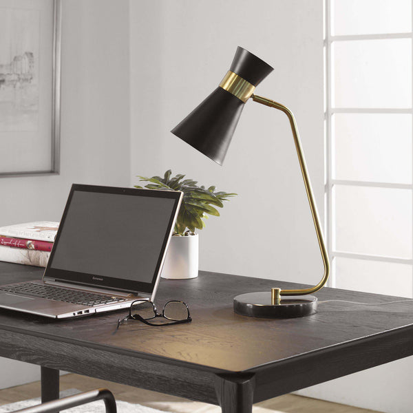 Safavieh Gold Home Decor Desk Lamp Black Marble