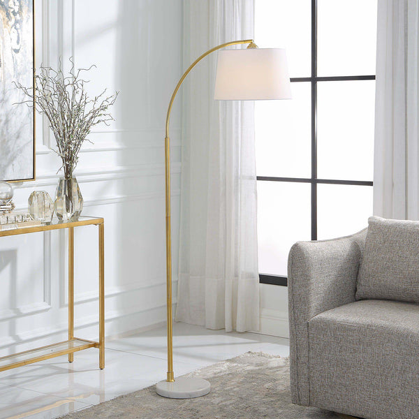 Safavieh Gold Home Decor Floor Lamp White Marble