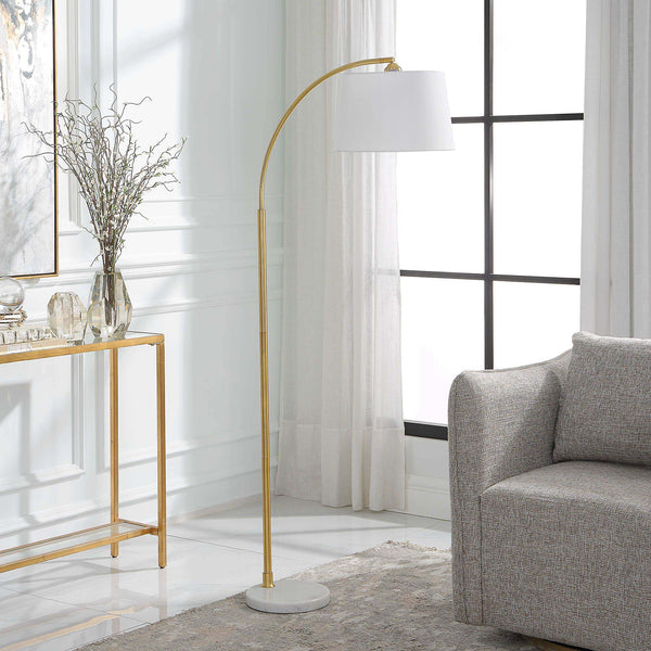 Safavieh Gold Home Decor Floor Lamp White Marble