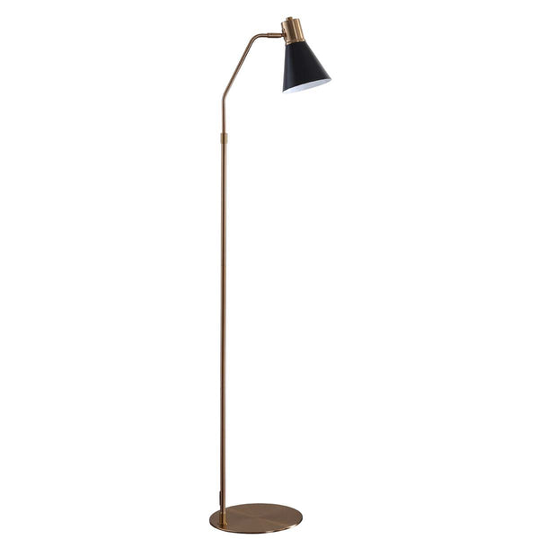 safavieh Safavieh Grania Floor Lamp-Black/Brass Gold
