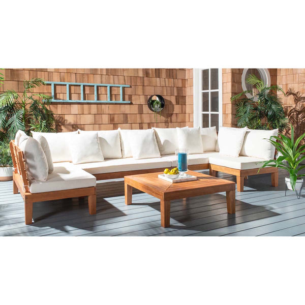 Safavieh Safavieh Granton 5 Piece Living Set - Natural / Beige