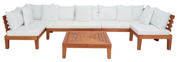 safavieh Safavieh Granton 5 Piece Living Set - Natural / Beige