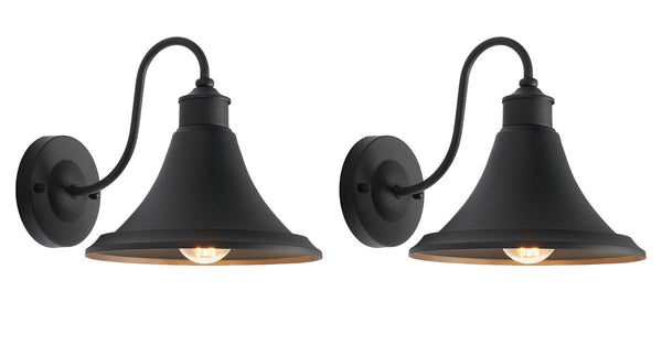Safavieh Safavieh Graylyn Outdoor Wall Sconce - Black (Set Of 2)
