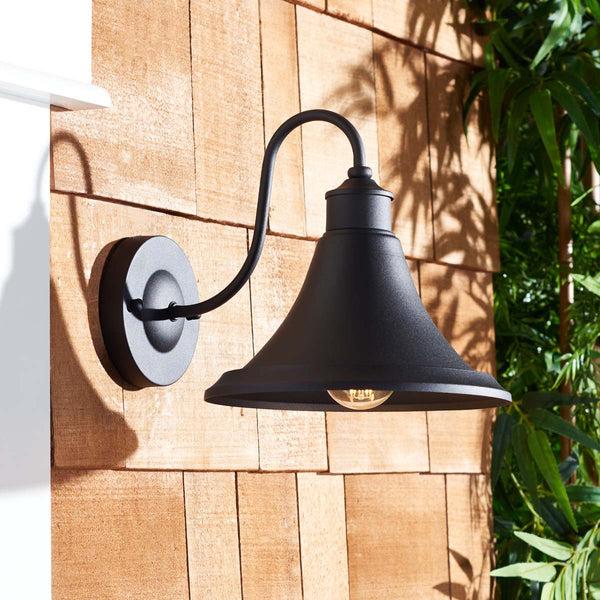 Safavieh Safavieh Graylyn Outdoor Wall Sconce - Black (Set Of 2)