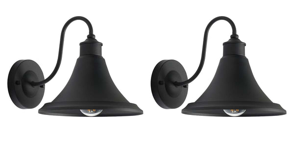 safavieh Safavieh Graylyn Outdoor Wall Sconce - Black (Set of 2)