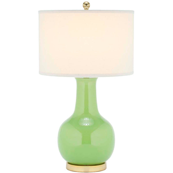 safavieh Safavieh Green 27.5 Inch H Ceramic Paris Lamp-Green