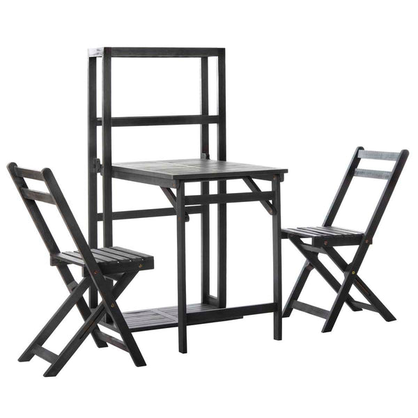 Safavieh Safavieh Griffen Balcony Dining Cabinet Set - Dark Slate Gray