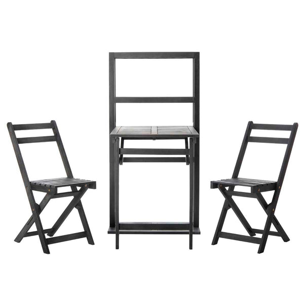 safavieh Safavieh Griffen Balcony Dining Cabinet Set - Dark Slate Gray