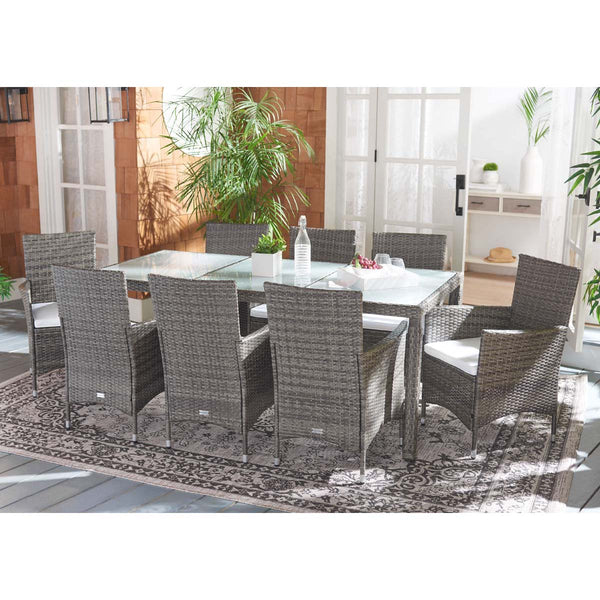 Safavieh Safavieh Hailee Dining Set - Grey Brown / White