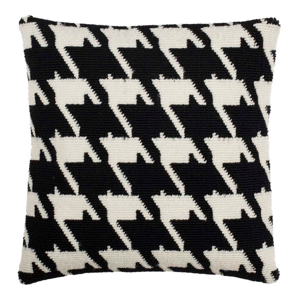safavieh Safavieh Hanne Houndstooth Pillow - Black/Ivory