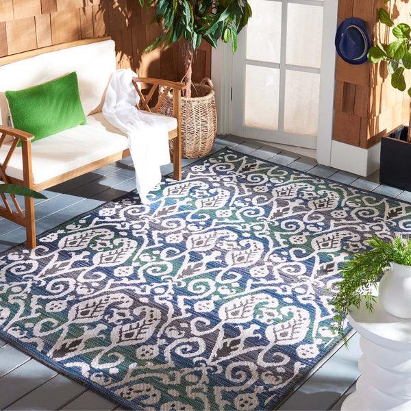 safavieh Safavieh Havana Rug HAV321M - Light Silver / Blue
