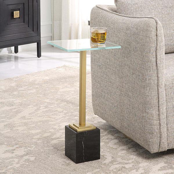 Safavieh Home Decor Black Marble Accent Table