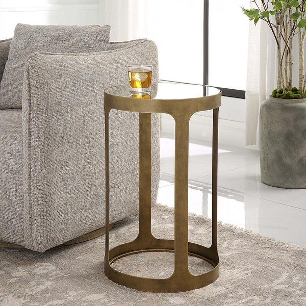 Safavieh Home Decor Brushed Gold Accent Table