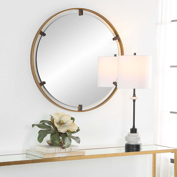 Safavieh Home Decor Gold Frame Mirror