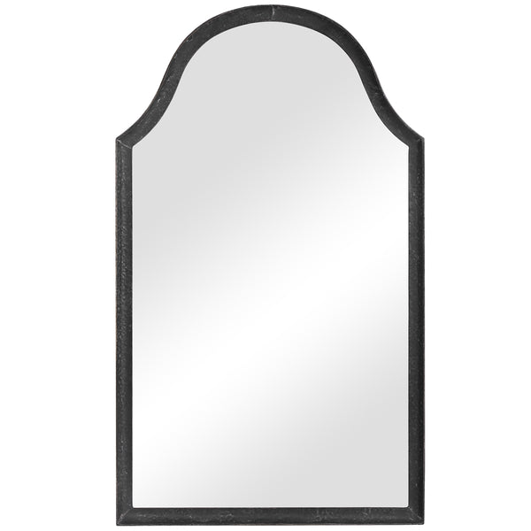 safavieh Home Decor Hammered Metal Mirror - Black
