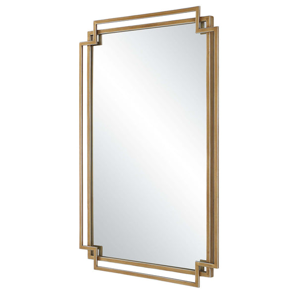 safavieh Home Decor Mirror Brushed Gold