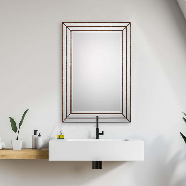 Safavieh Home Decor Mirror - Metallic Bronze