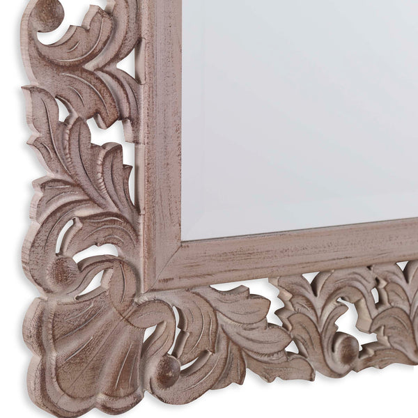 Safavieh Home Decor Ornate Frame Mirror - Natural