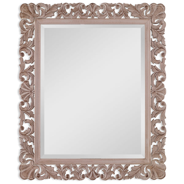 safavieh Home Decor Ornate Frame Mirror - Natural