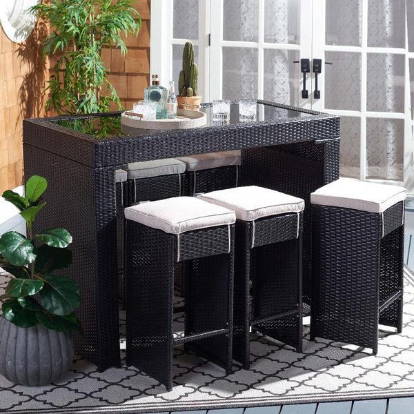 Safavieh Safavieh Horus Dining Set - Black / Light Grey - PAT7502E