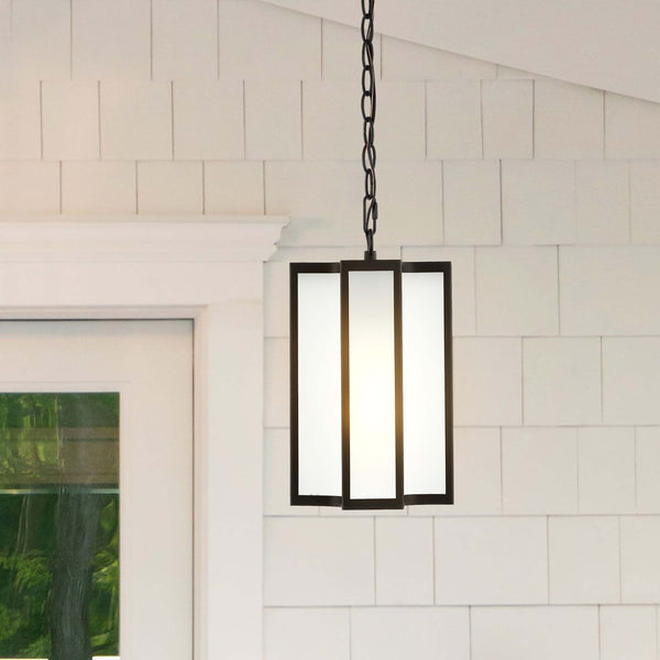 Safavieh Safavieh Hyla Outdoor Pendant/Black - Black / White