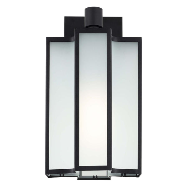 Safavieh Safavieh Hyla Outdoor Wall Sconce/Black - Black / White