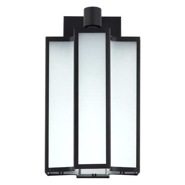 safavieh Safavieh Hyla Outdoor Wall Sconce/Black - Black / White