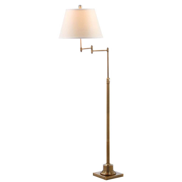 Safavieh Safavieh Ingram 68.5 Inch H Adjustable Swivel Floor Lamp - Brass