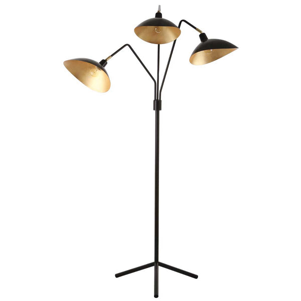 safavieh Safavieh Iris 69.5 Inch H Floor Lamp-Black