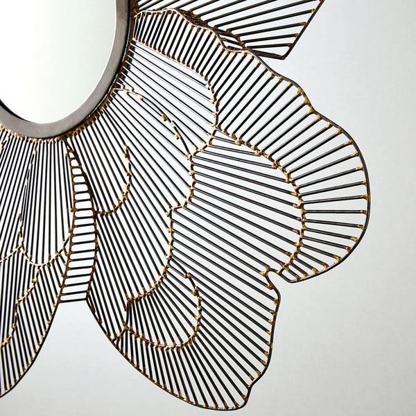 Safavieh Iron Poppy Mirror | Global Views - 7.91027