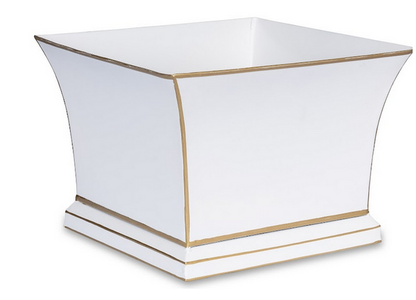 Safavieh Ivory & Gold Flared Planter