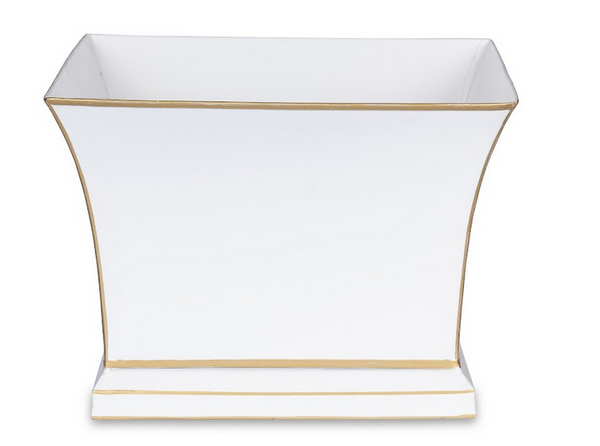 safavieh Ivory & Gold Flared Planter