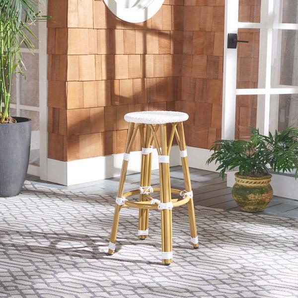 Safavieh Safavieh Kelsey Indoor Outdoor Bar Stool - White