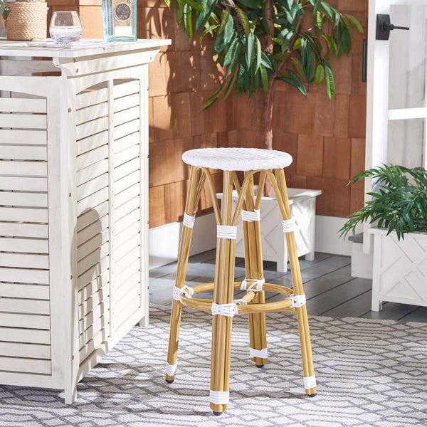 Safavieh Safavieh Kelsey Indoor Outdoor Bar Stool - White
