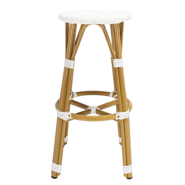 safavieh Safavieh Kelsey Indoor Outdoor Bar Stool - White
