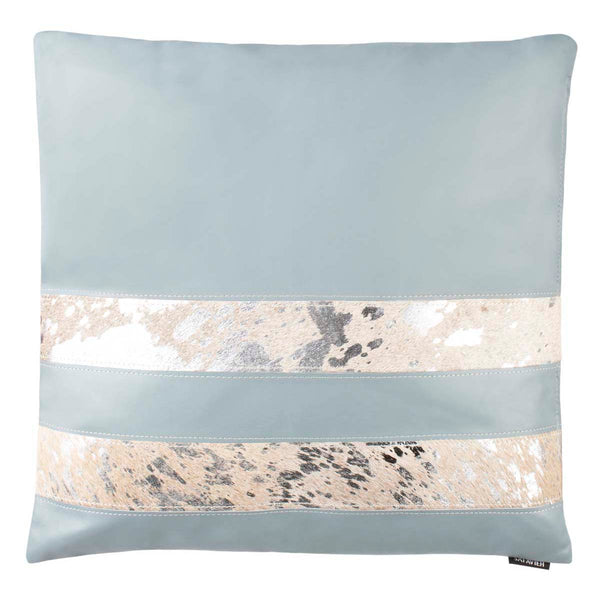 safavieh Safavieh Kinston Metallic Cowhide 20X20 Pillow - Grey/Silver