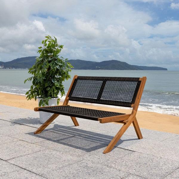 Safavieh Safavieh Kobina Outdoor Bench - Natural / Black