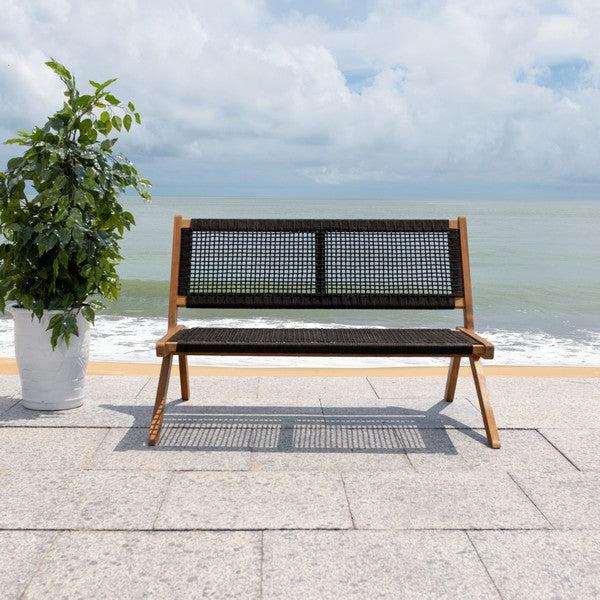Safavieh Safavieh Kobina Outdoor Bench - Natural / Black