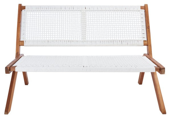 safavieh Safavieh Kobina Outdoor Bench - Natural / White