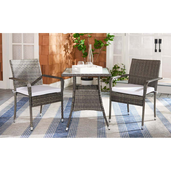 Safavieh Safavieh Laban Bistro Set - Grey Brown / White