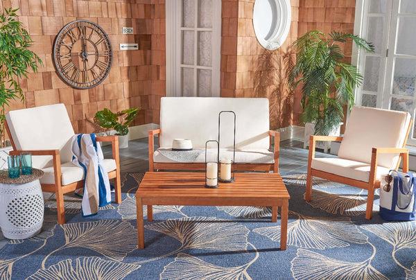 Safavieh Safavieh Larence 4 Pc Living Set - Natural/Beige