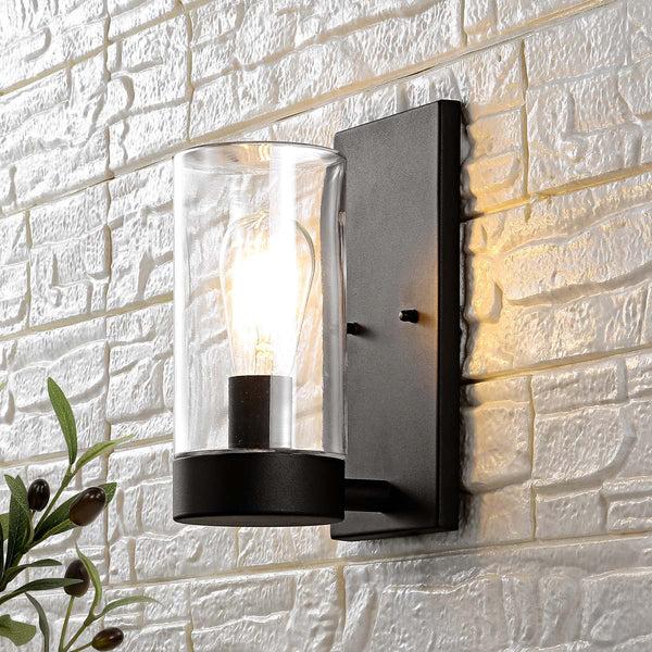 Safavieh Safavieh Lianne Outdoor Wall Sconce - Black (Set Of 2)