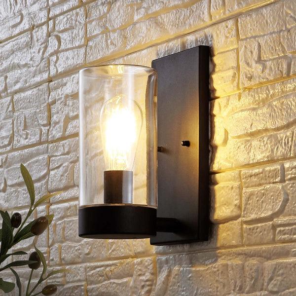 Safavieh Safavieh Lianne Outdoor Wall Sconce - Black (Set Of 2)