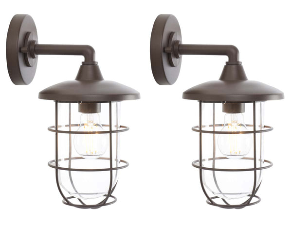 Safavieh Safavieh Liese Outdoor Wall Sconce - Oil Rubbed Bronze (Set Of 2)