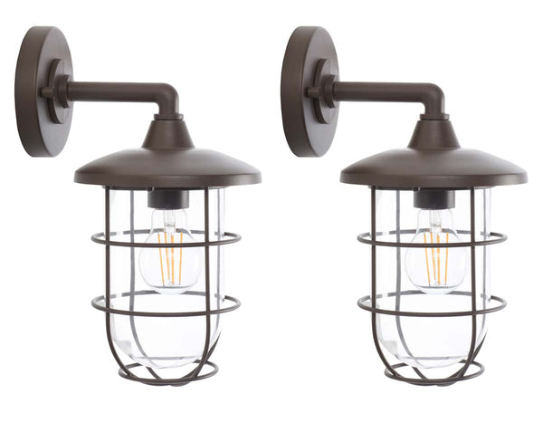 safavieh Safavieh Liese Outdoor Wall Sconce - Oil Rubbed Bronze (Set of 2)